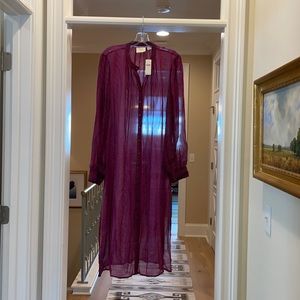 Anthropologie long tunic top(bw)